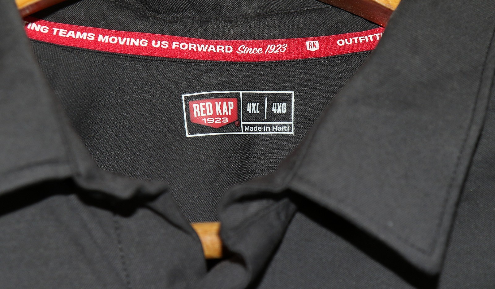 Red Kap Work Shirt 4XL Black Short Sleeve Industrial Uniform Button Up NWT