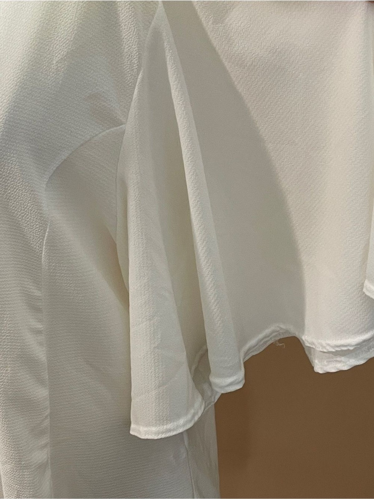 Boohoo Curve White Bell Sleeve Blouse Plus Size 20 US 20
