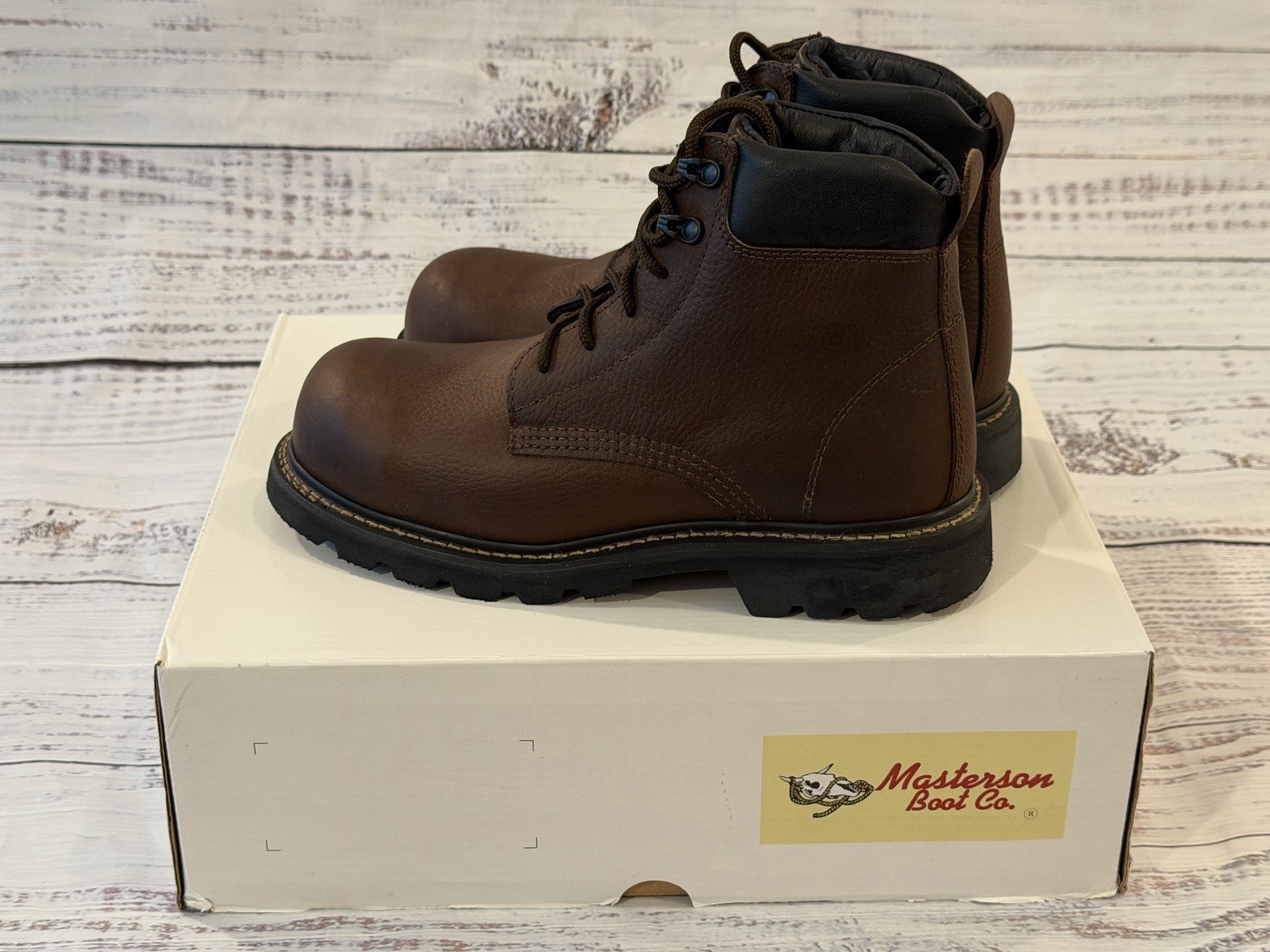 NEW Masterson RBG411 Mens 7EW Composite Toe Safety Boot. EH Rating ASTM F2413-18