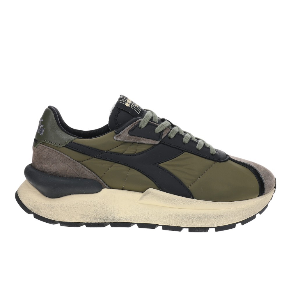 diadora Mercury Elite Lace Up Mens Green Sneakers Casual Shoes 180469-70433