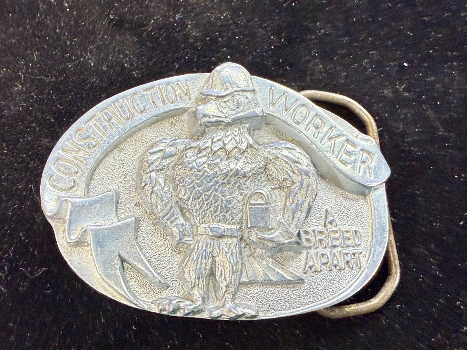 Construction Worker A Breed Apart Vintage The Great American Belt Buckle