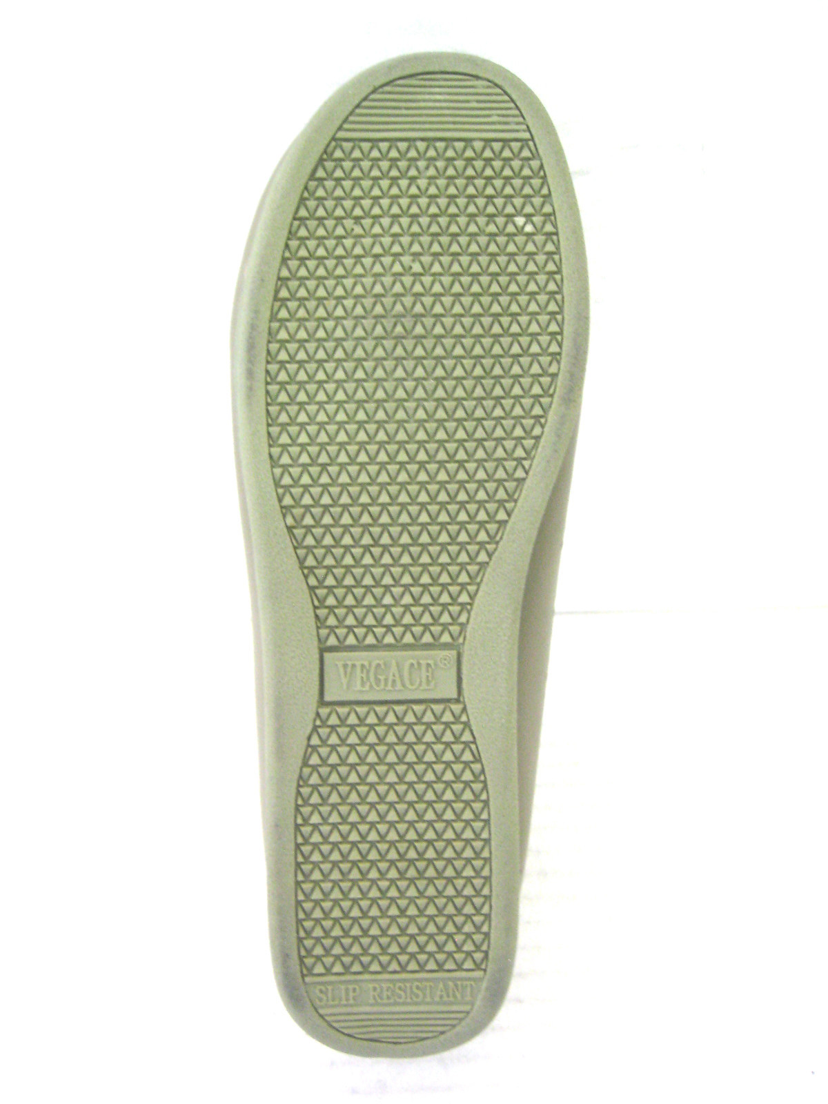 Vegace Women Taupe Leather Comfort Restaurant Shoe Lace Slip Resistant 9027