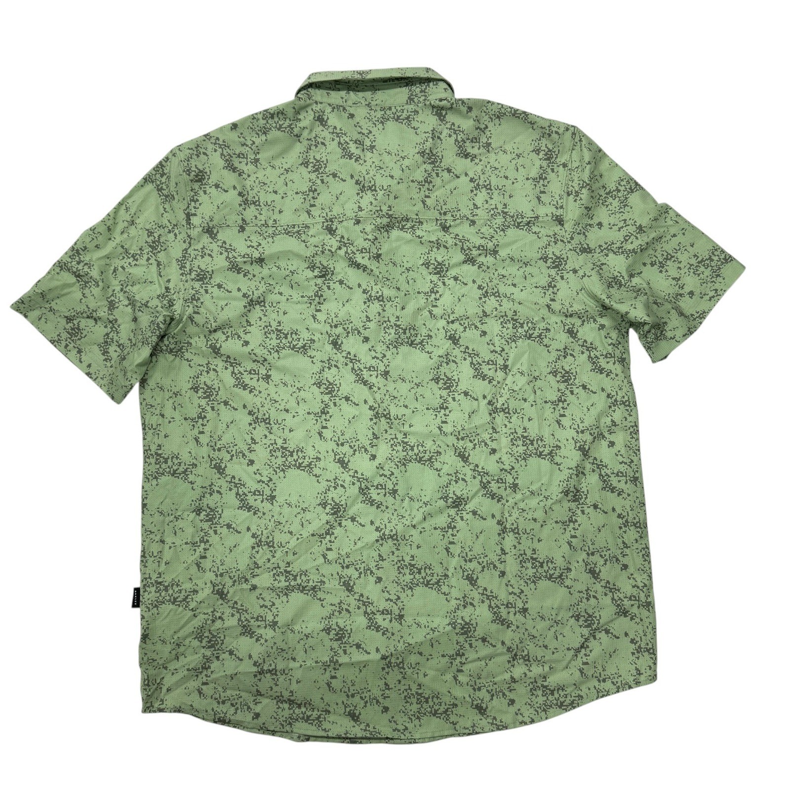 Oakley Sand Camo Woven Shirt Mens XXL Digi Camo New Jade Green Button Up NWT
