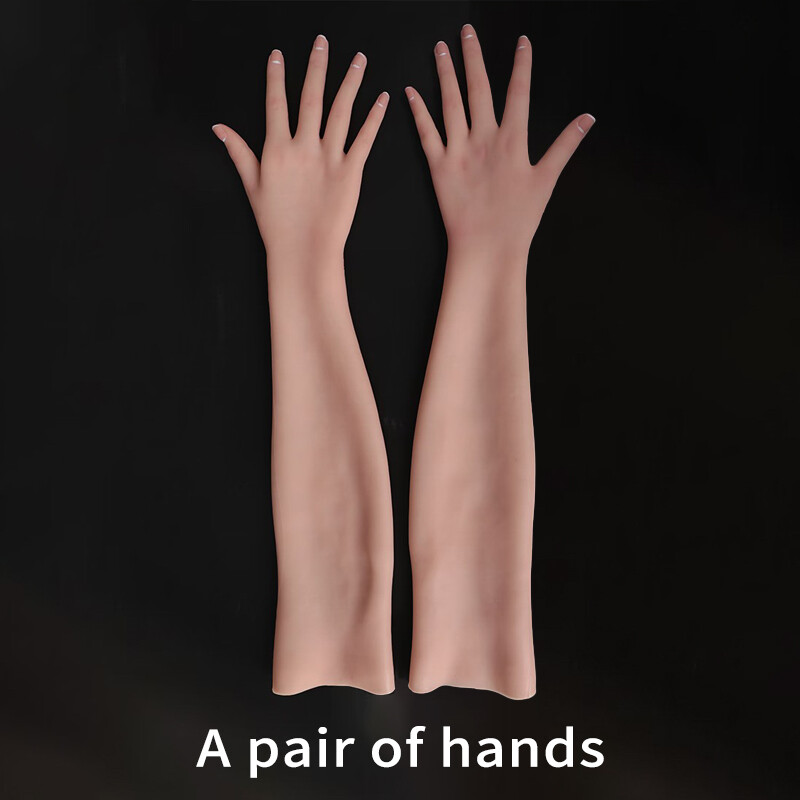 Realistic Silicone Female Gloves Hand Gloves Veins Skin For Crossdresser Cosplay