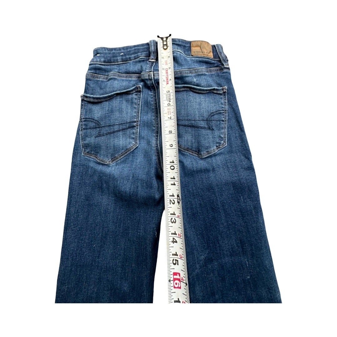 American Eagle Jegging Womens 2 Blue Hi-Rise Ne(x)t Level Stretch Skinny Jeans
