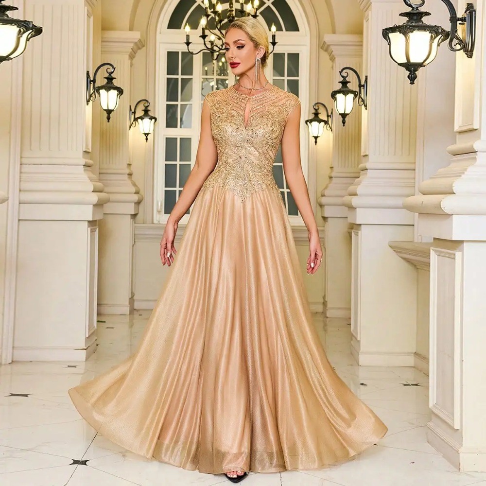 2026 Mother of the Bride Dresses Gorgeous A-line Wedding Banquet Evening Gown