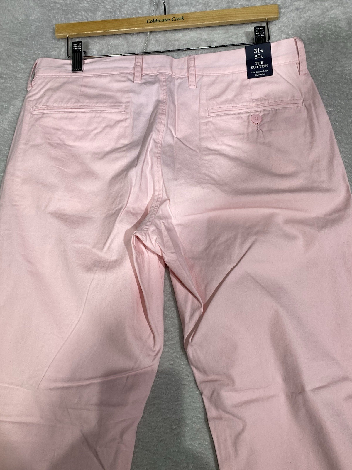 J.CREW The Sutton Pants Men’s 31X30 Pink Slim Fit Summerweight Chino Cotton NWT