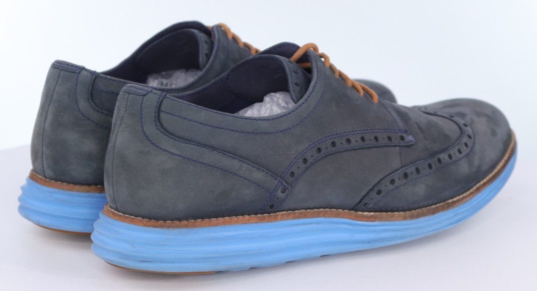 Cole Haan Original Grand Men’s Wingtip Oxford Shoes Size 10.5 M Nubuck Leather