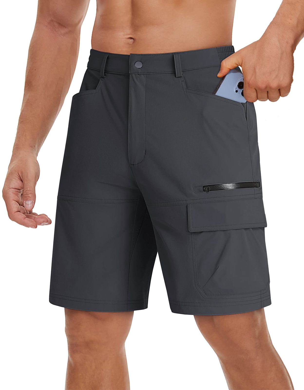 Men’s Tactical Hiking Shorts Quick Dry Cargo Combat Summer Outdoor Casual Pants
