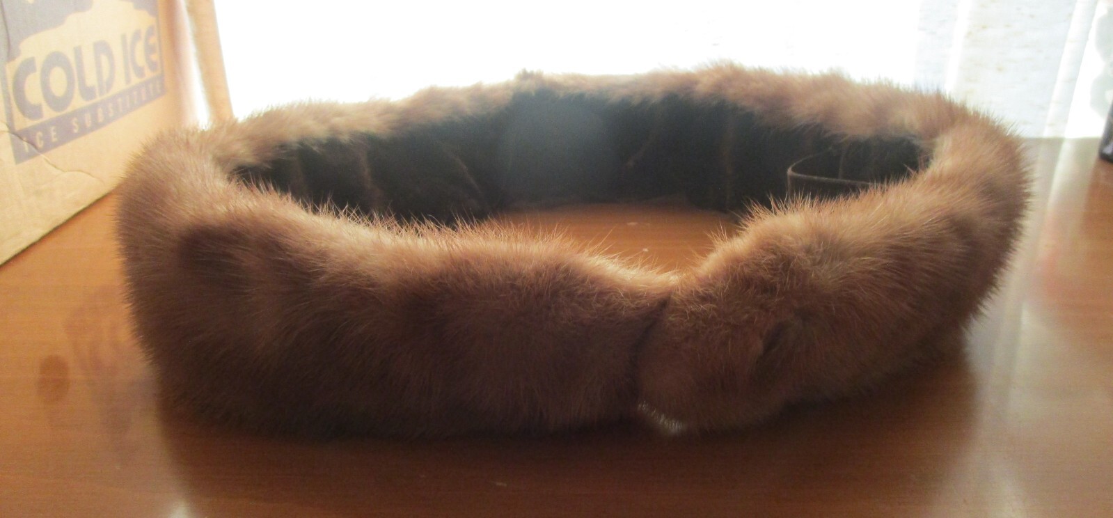 BROWN MINK BOA 36 1/2″ LONG 3 3/4 ” WIDE