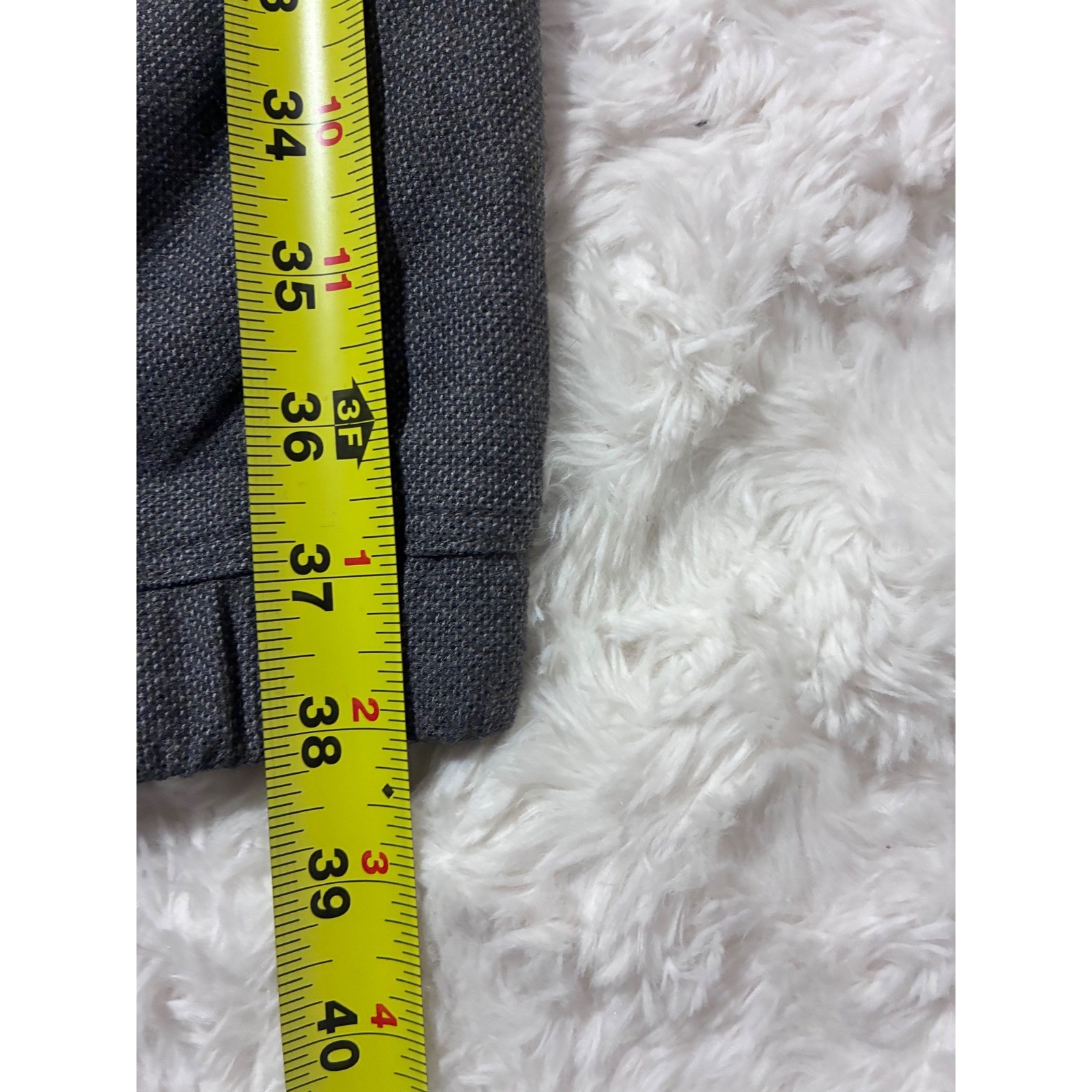 Topman Mens Textured Grey Joggers Tapered Button Fly Pants Size Small 30-32W