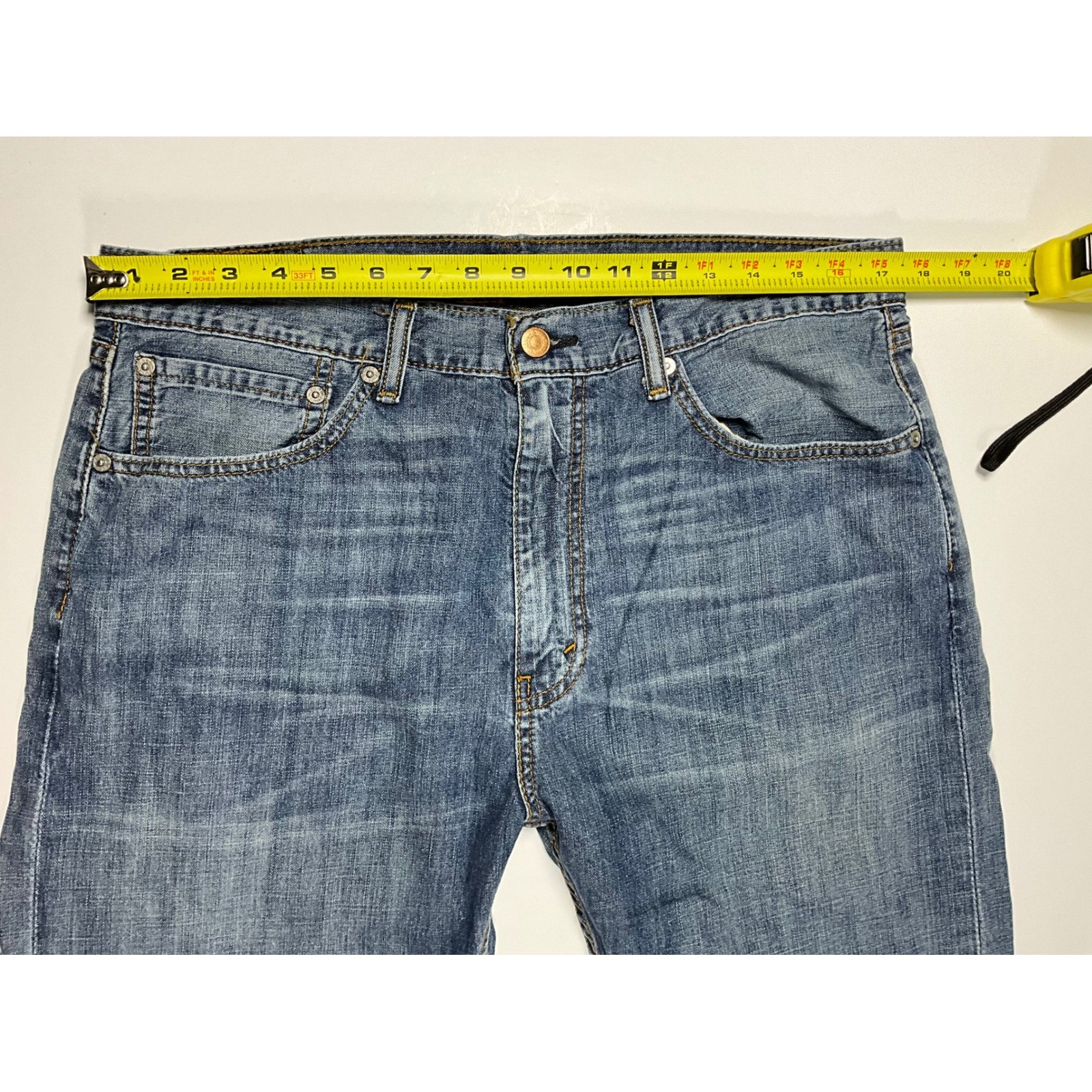 Levis 505 Mens Regular Fit Straight Leg Jeans W36 L32 Classic