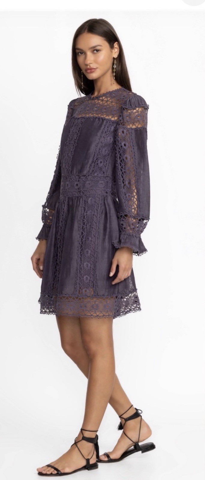 Johnny Was Mitska Lace Mini Dress