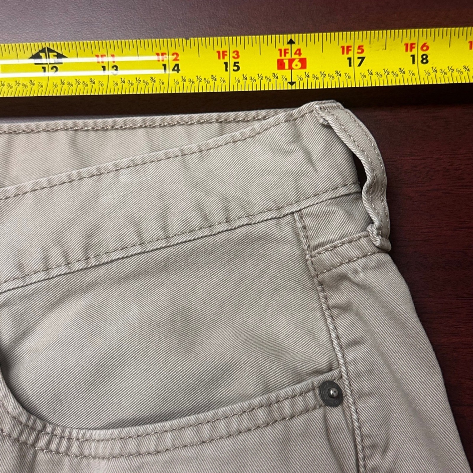 2- Levis 514 Athletic Taper Pants Mens 34×23 (actual) Cotton Street See Details