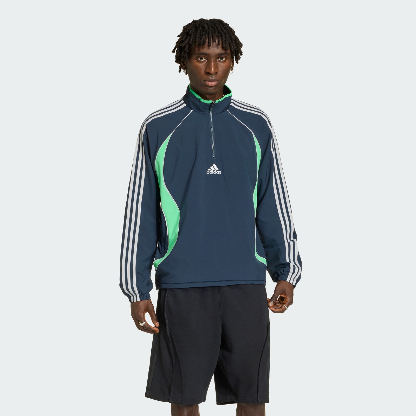 adidas men TEAMGEIST HALF ZIP SWEATSHIRT