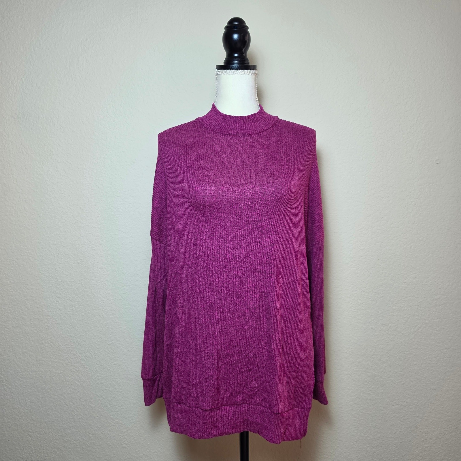 Urban Outfitters Pink Mock Neck Top Small