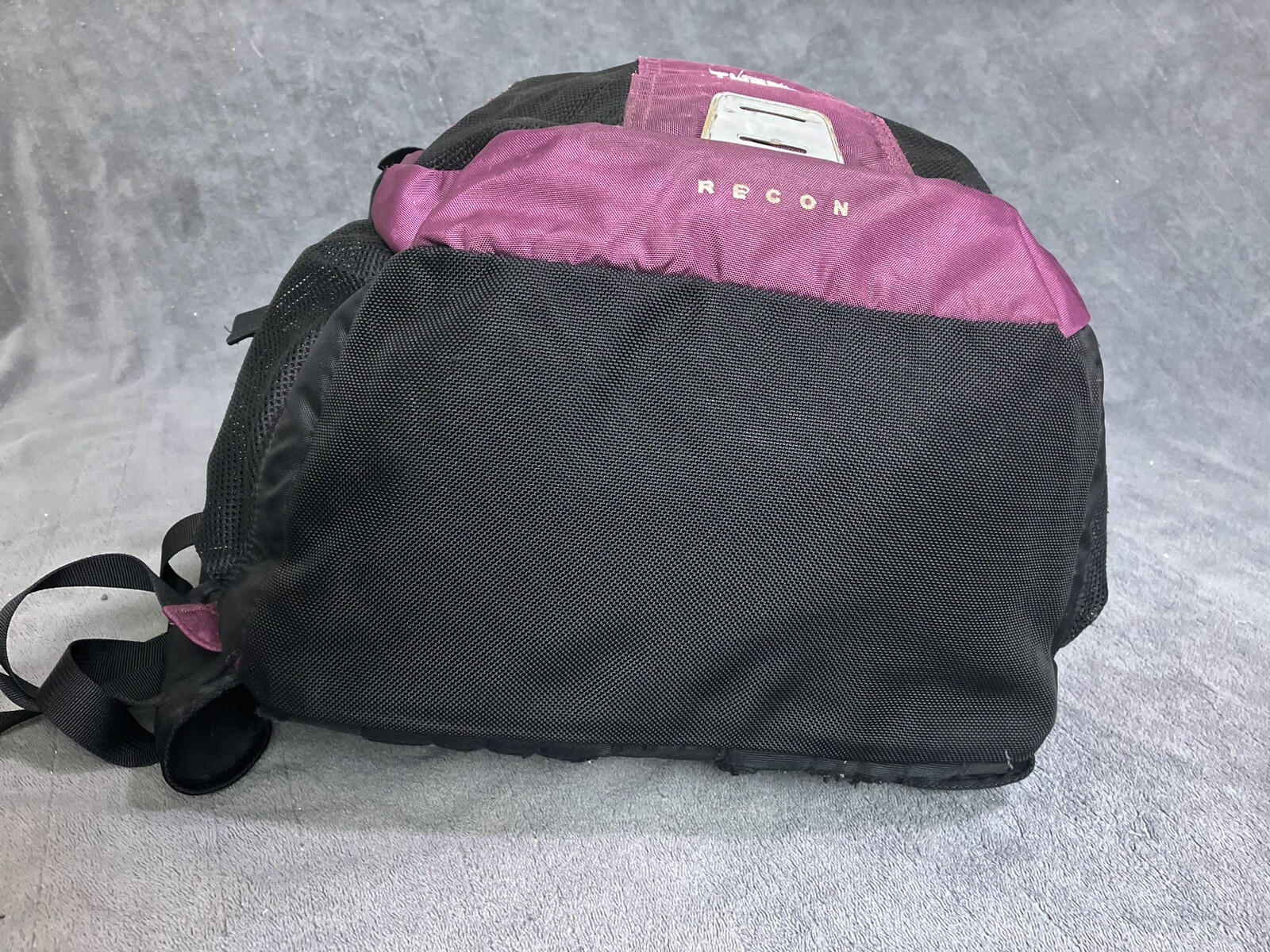The North Face Recon Backpack Purple Laptop Hiking Day Bag Padded Back ISSUES