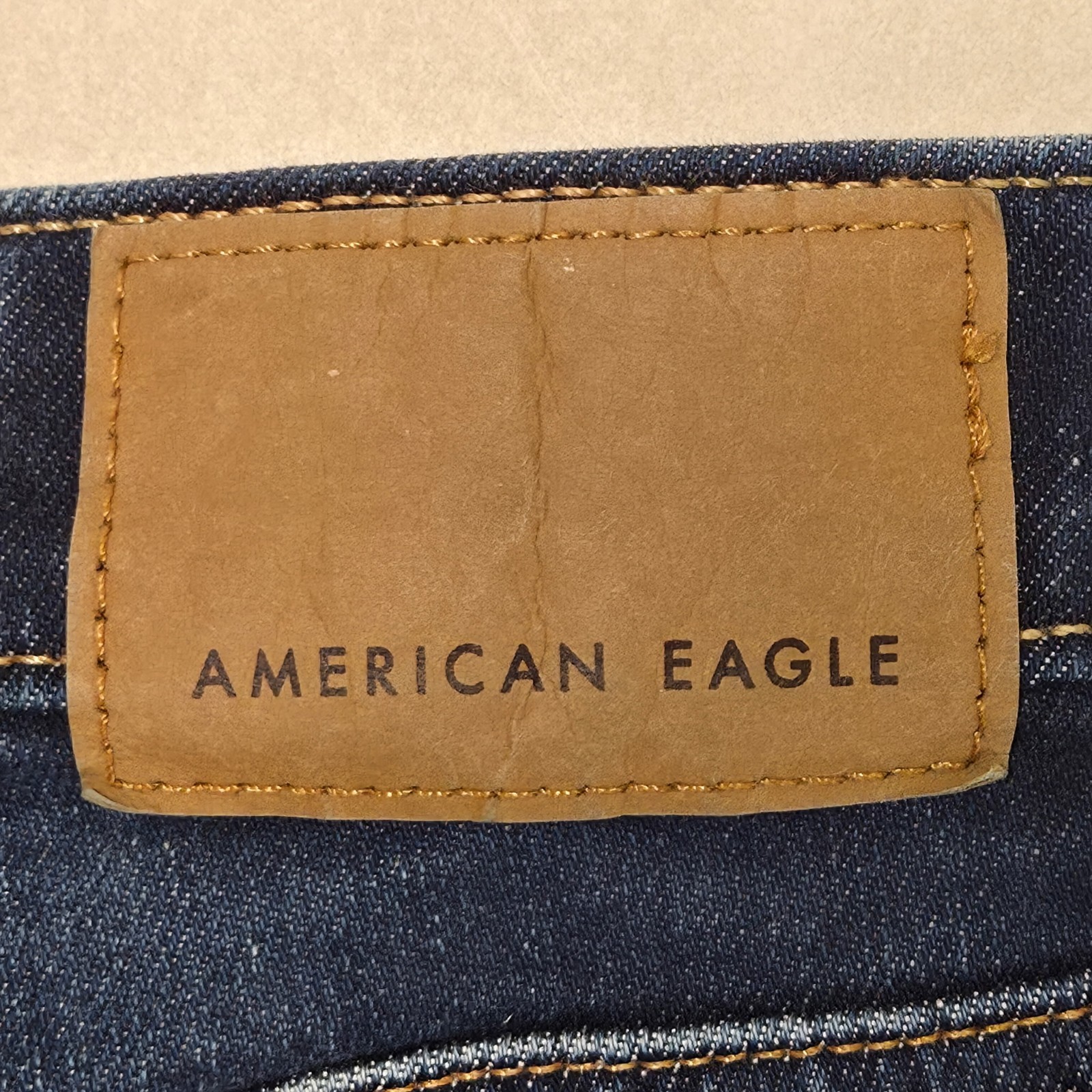 American Eagle Air Flex Slim Straight Jeans Men’s 36 X 32 (Tagged 34×32) Wiskers