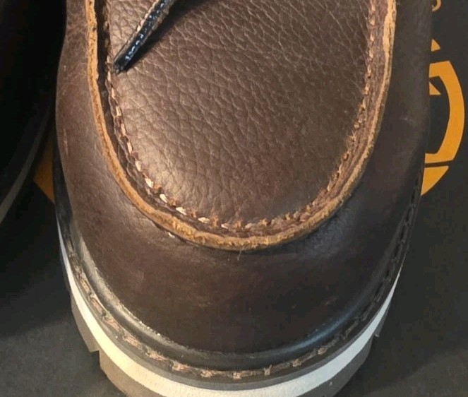Timberland Pro Irvine 6″ Alloy Toe Work Boots Brown Men Size 10.5 NWB Defects