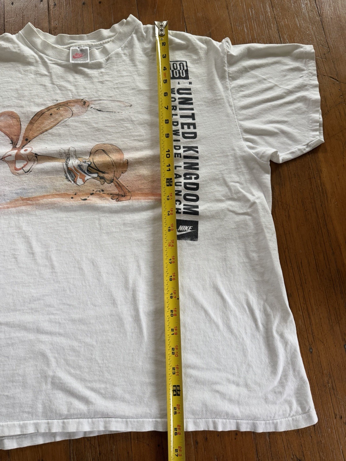 Vintage Nike Ralph Steadman Grey Tag T Shirt 90’s Air Max 180 Promo Very Rare L