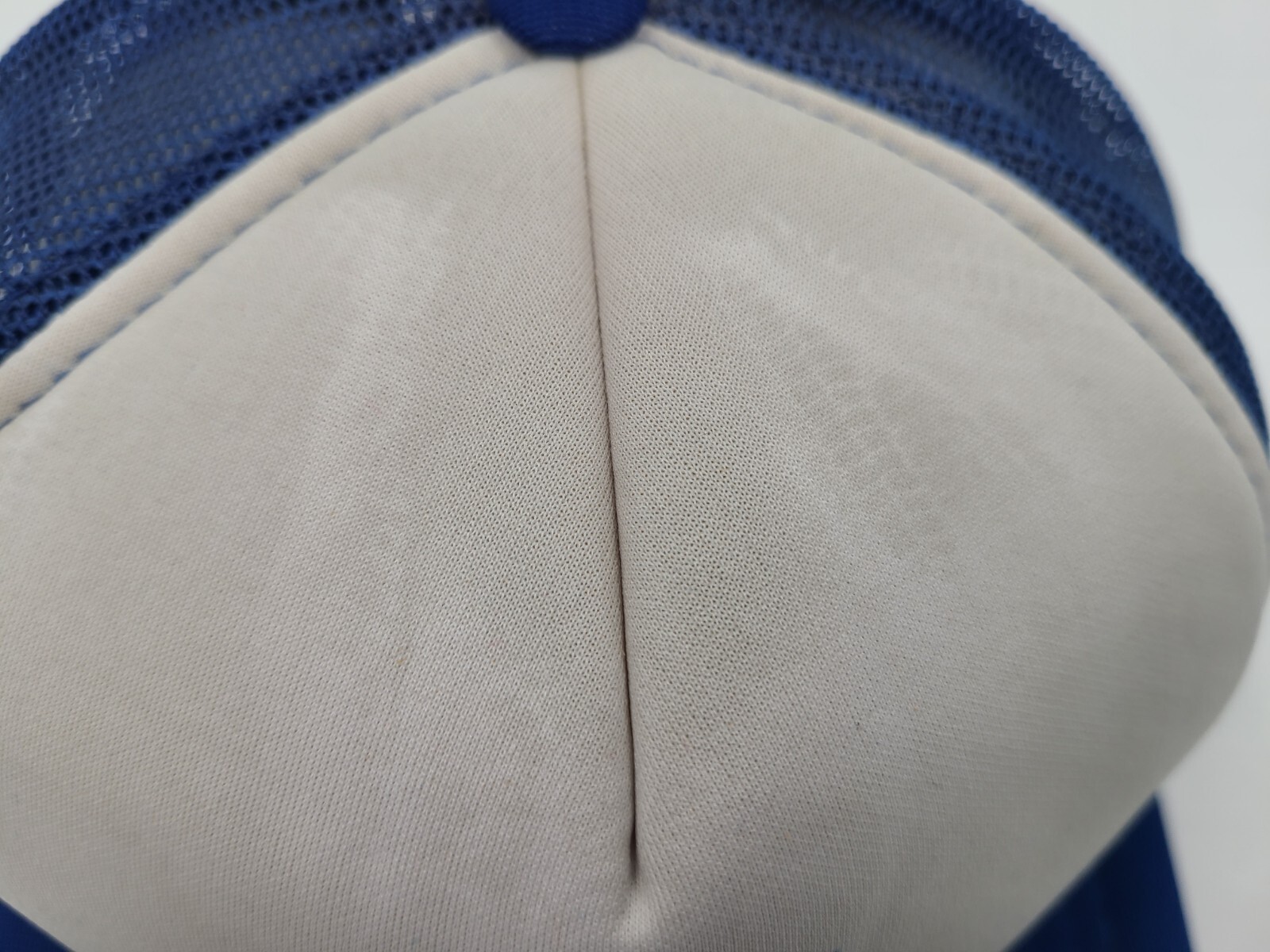 Vintage Alumicor Mesh Trucker Snapback Hat Cap Canada Aluminum Men White Blue