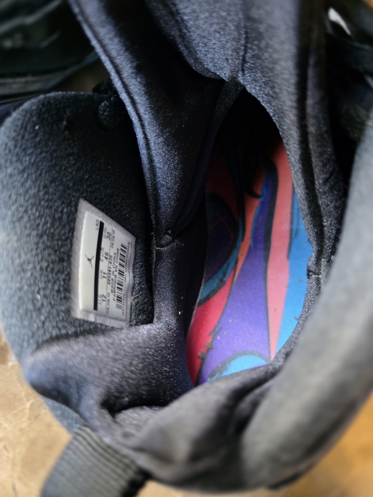 Size 12- Jordan 8 Retro Aqua 2015 Pre-owned