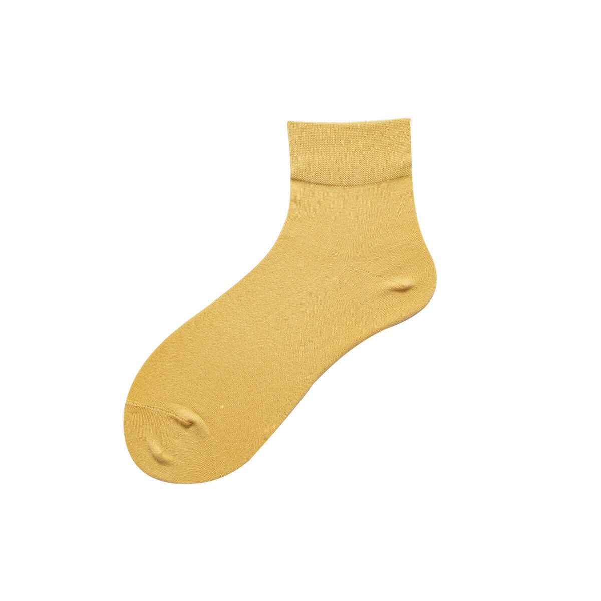 5 Pairs Ladies Breathable Odor-proof Solid Color Cotton Leisure Socks