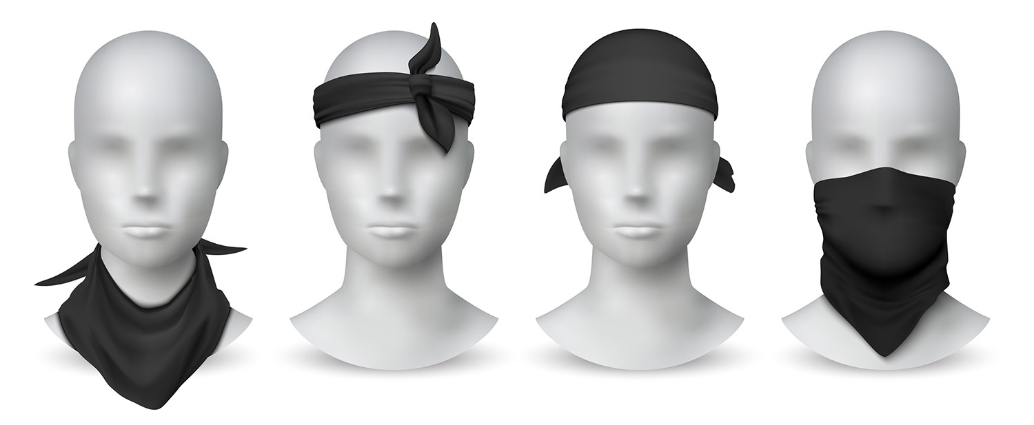 Balec One Dozen Cotton Plain Bandanas 12 Pack Head Wraps