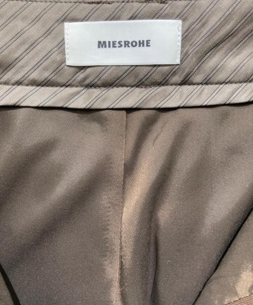 MIESROHE Relaxed 2-Pleat Mannish Pants brown MWFP254031
