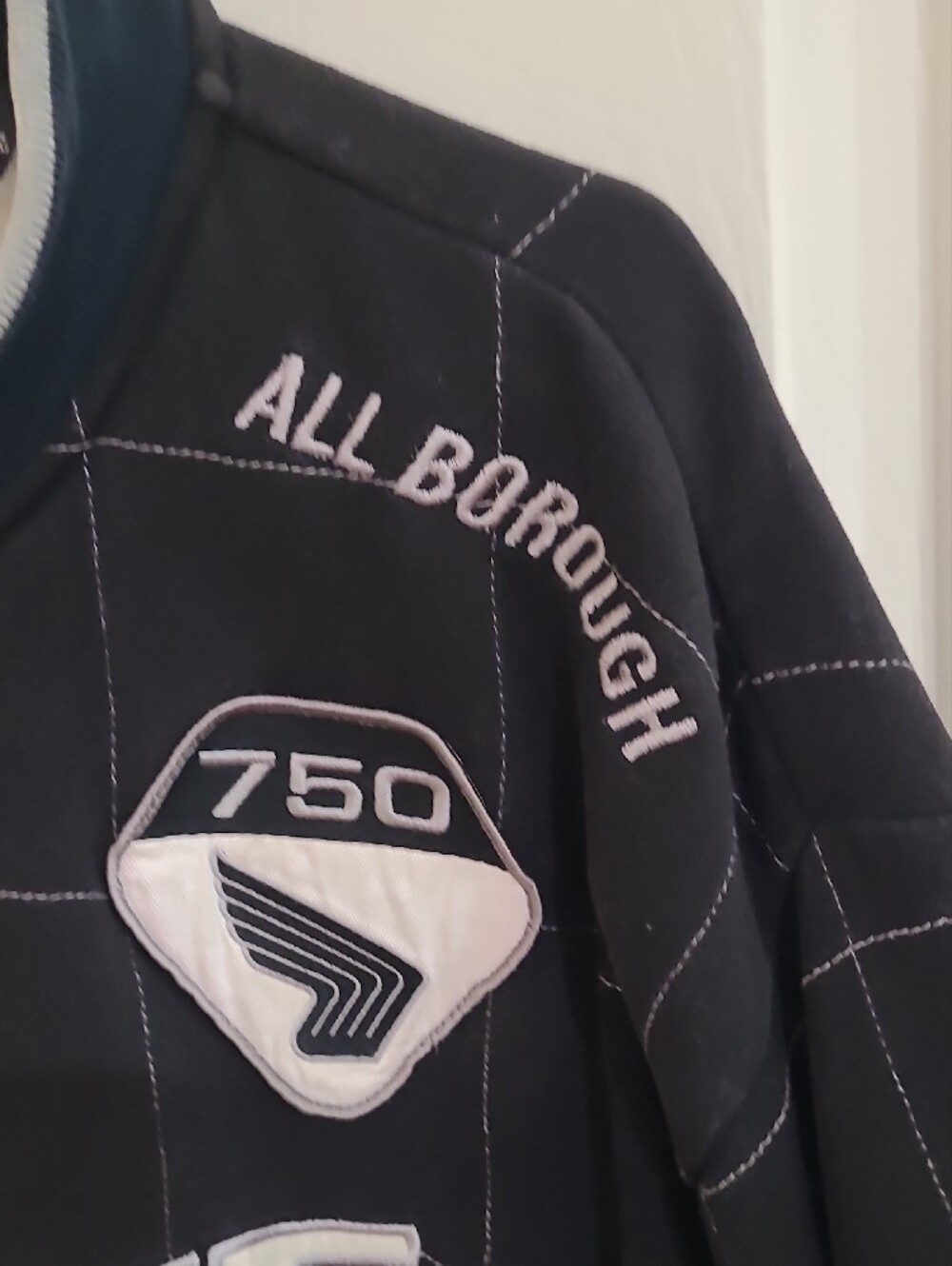 Enyce Vintage 1990 All Borough 750 Racing Track Jacket – Size XL