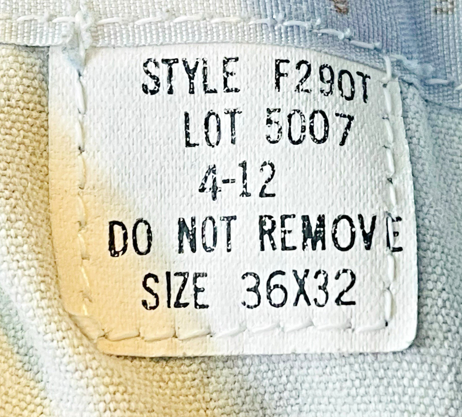 Tyndale FRMC Jeans Mens 36×32 Flame Resistant Workwear Blue Denim Pants F290T