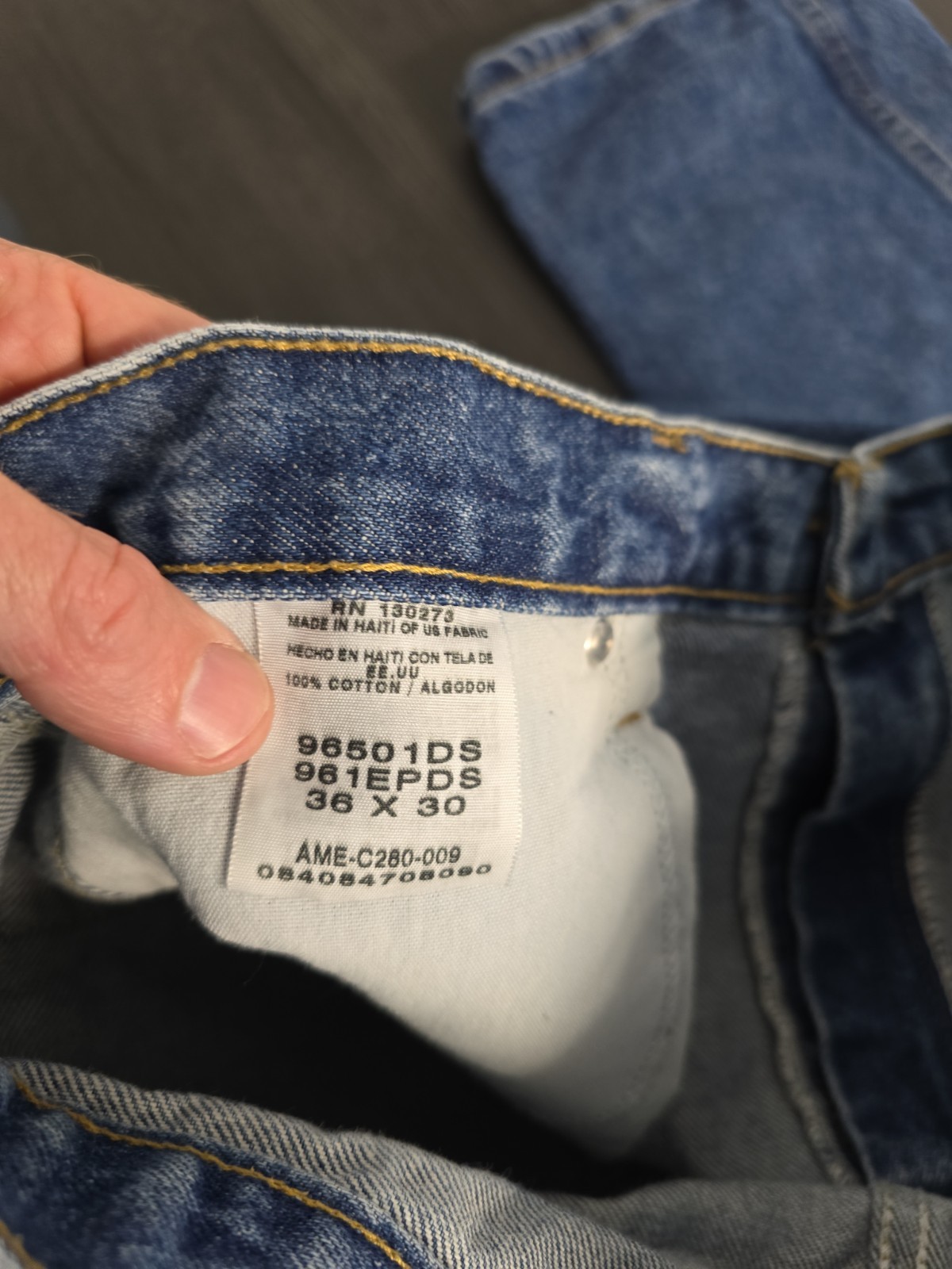 Vintage Wranglers 36×30 Great Shape Stone Wash