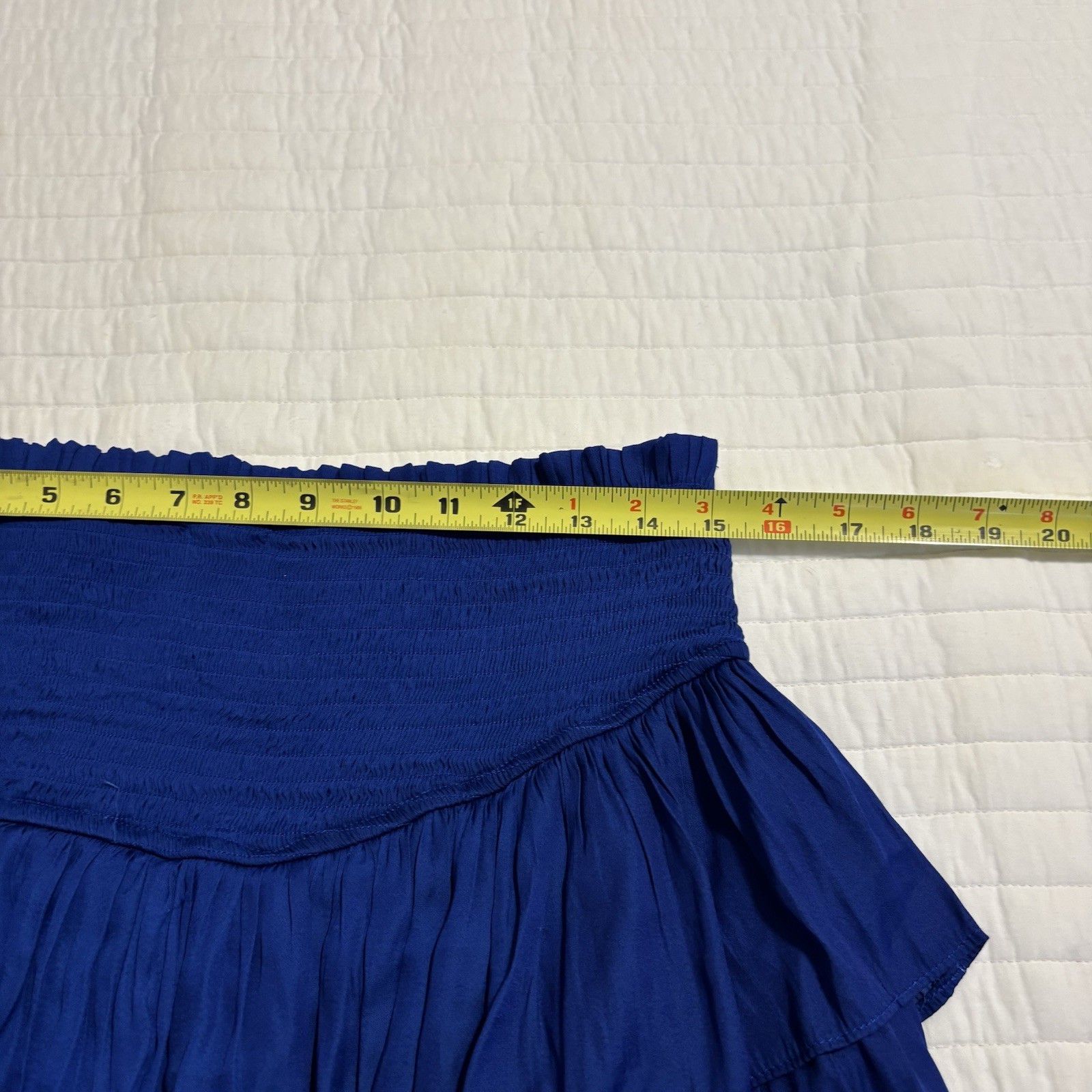 Mustard Seed Tiered Ruffle Skort High Waisted Smocked Boho Summer Mini Skirt
