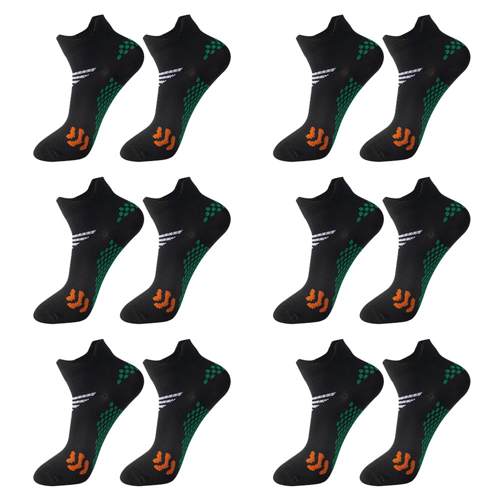 3-12 Pairs Low Cut Ankle Cotton Cushion Athletic Running Socks For Men Women