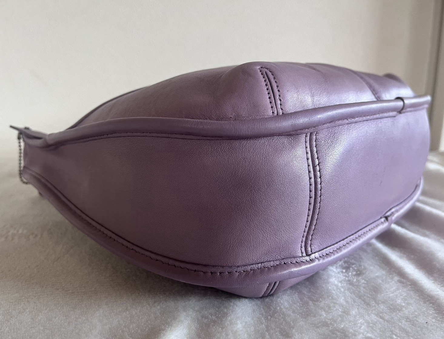 Coach MEDIUM C8C 9033 Vintage Lavender Leather Ergo Shoulder Bag