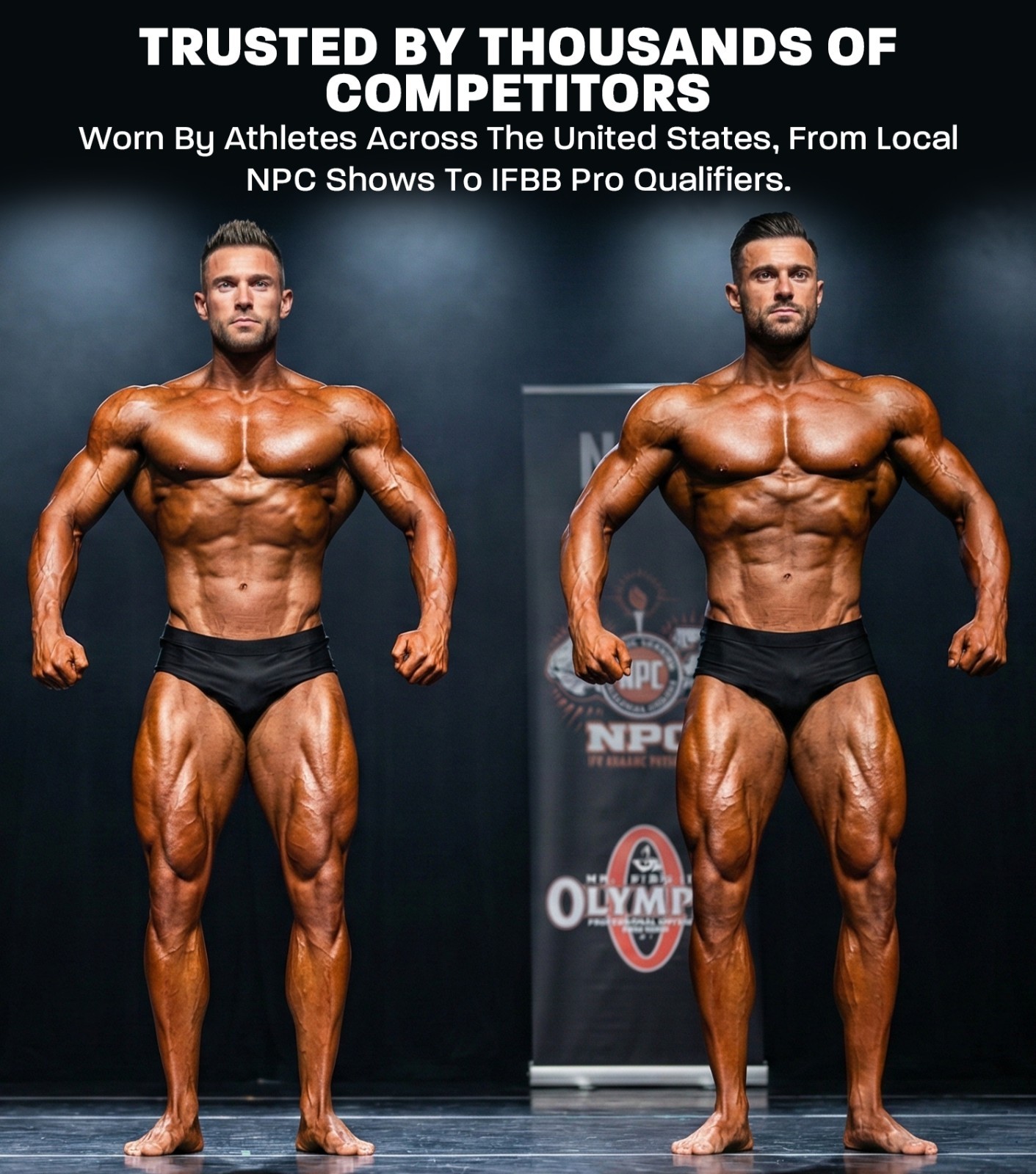 Exxact Sports Classic Bodybuilding Posing Trunks, IFBB NPC Classic