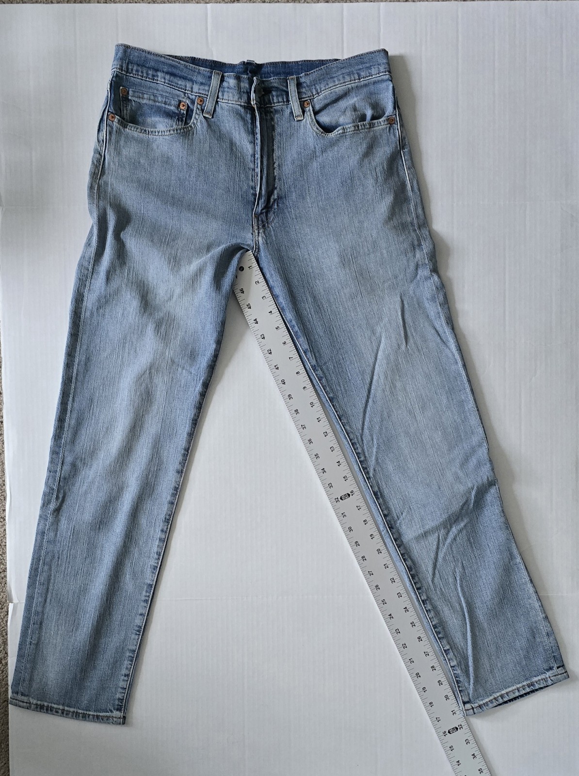 Levi’s 502 Tapper Fit Premium Big “E” Light Wash 34×32