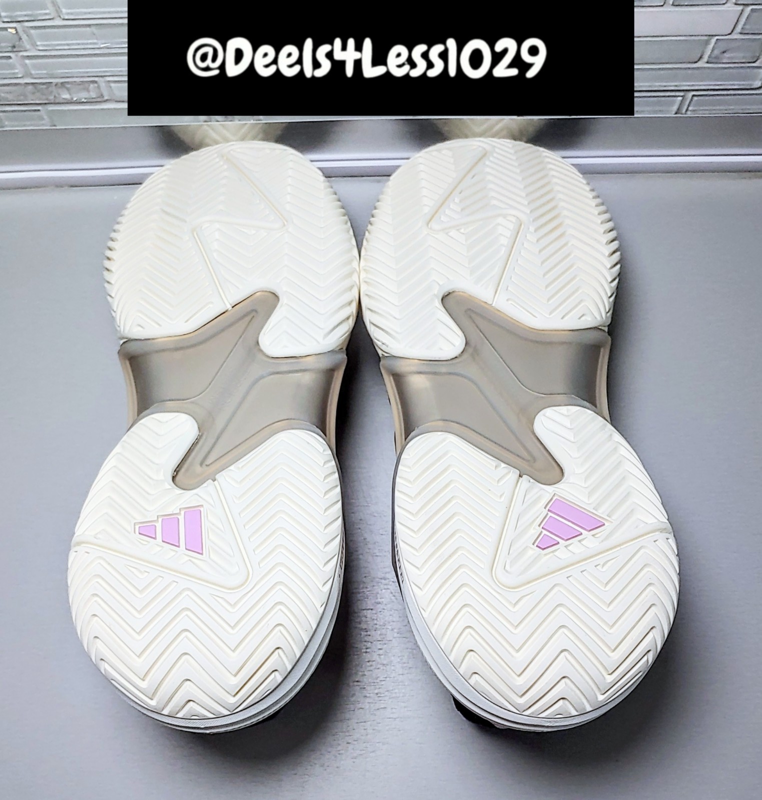 Adidas Barricade 13 Tennis Pickleball Womens Size 9.5 White Purple Plum JR7814