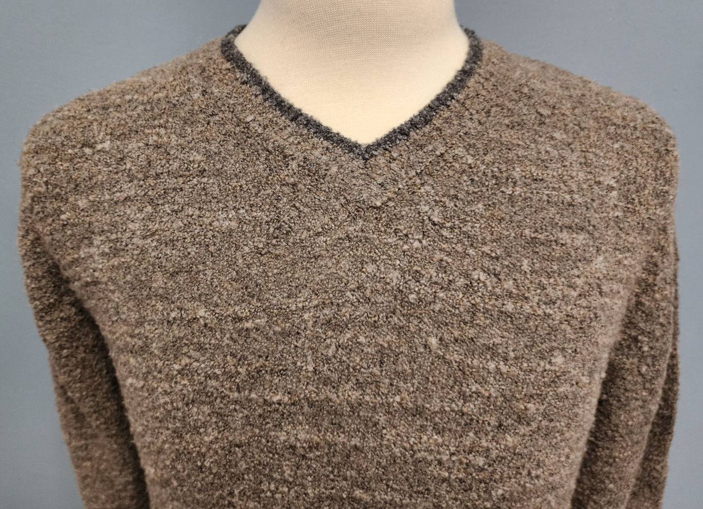 Joseph Abboud Gray Marled Men’s Sweater 87% Wool 13% Nylon UNKNOWN SIZE READ