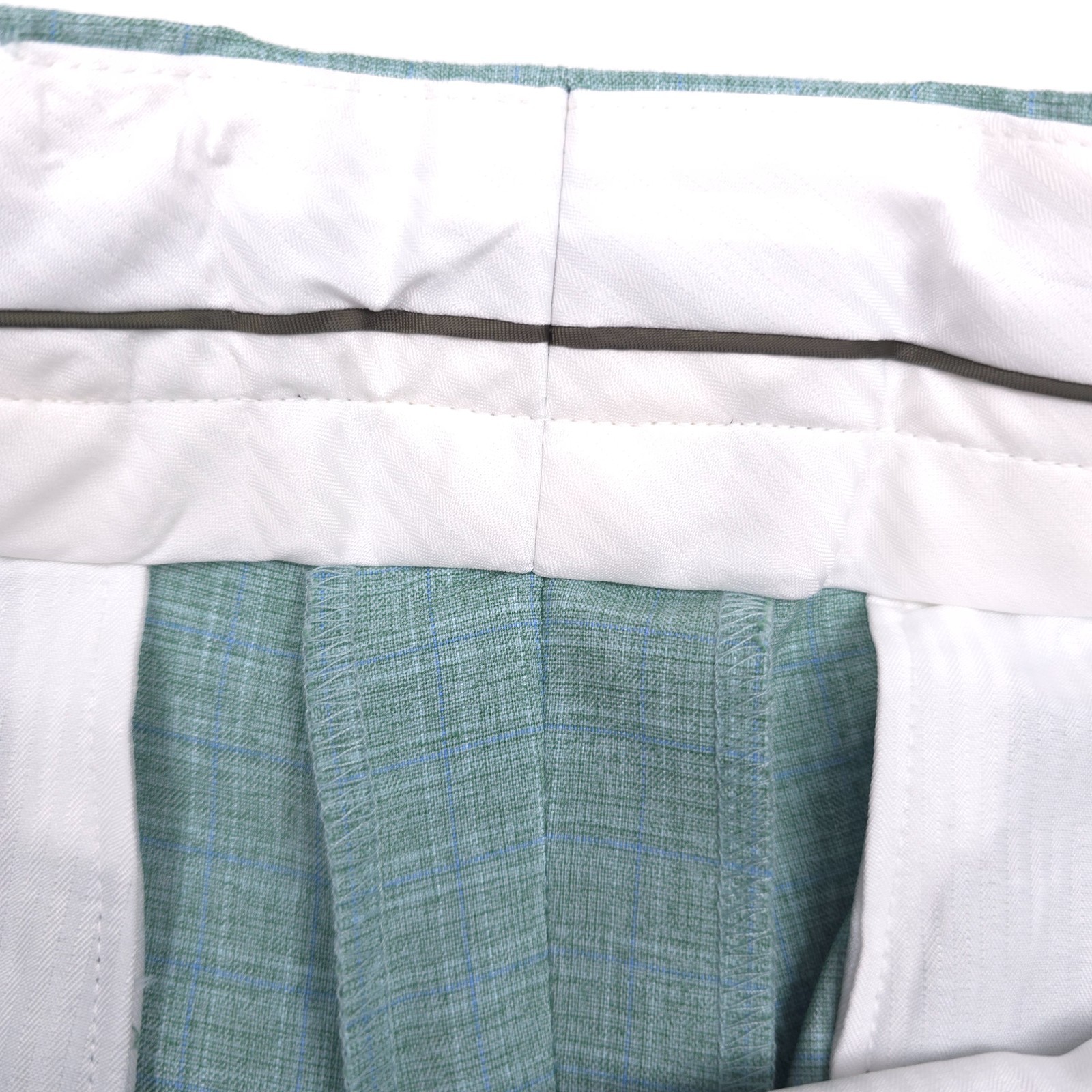Nautica Gaff Suit Mens 38S X 32 Modern Fit Mint Green Two-Piece Nested