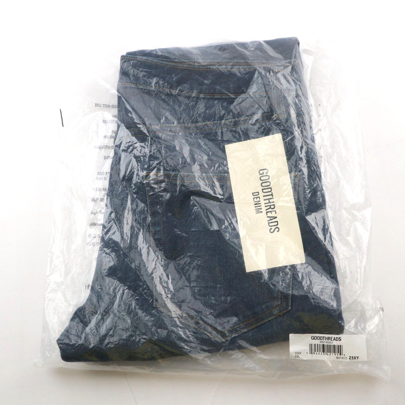 Goodthreads Men’s Denim PantsComfort Stretch Slim Jeans Dark Blue 30 W x 29 L