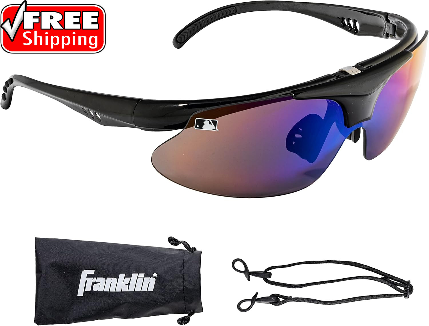 Franklin Sports Baseball + Softball Sunglasses – Men’S + Women’S Sports Sunglass