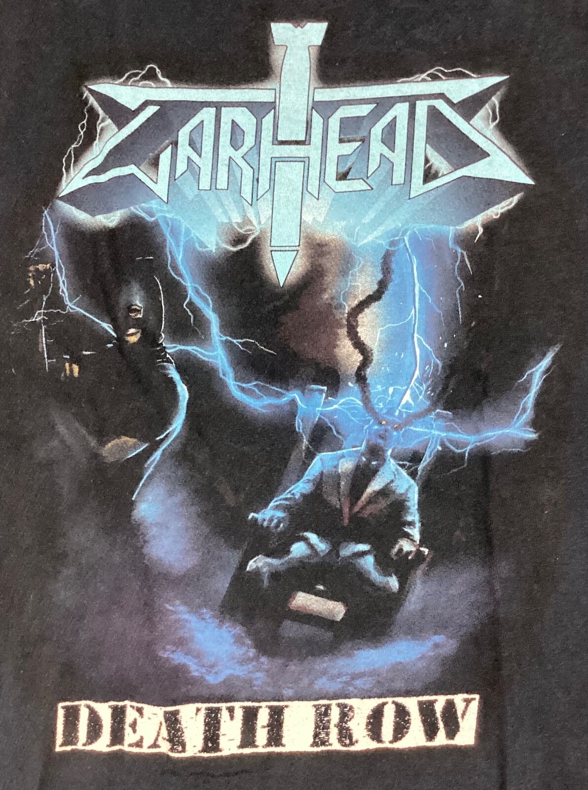 Warhead – Death Row T-shirt 2013 Thrash Metal Slayer Overkill Megadeth