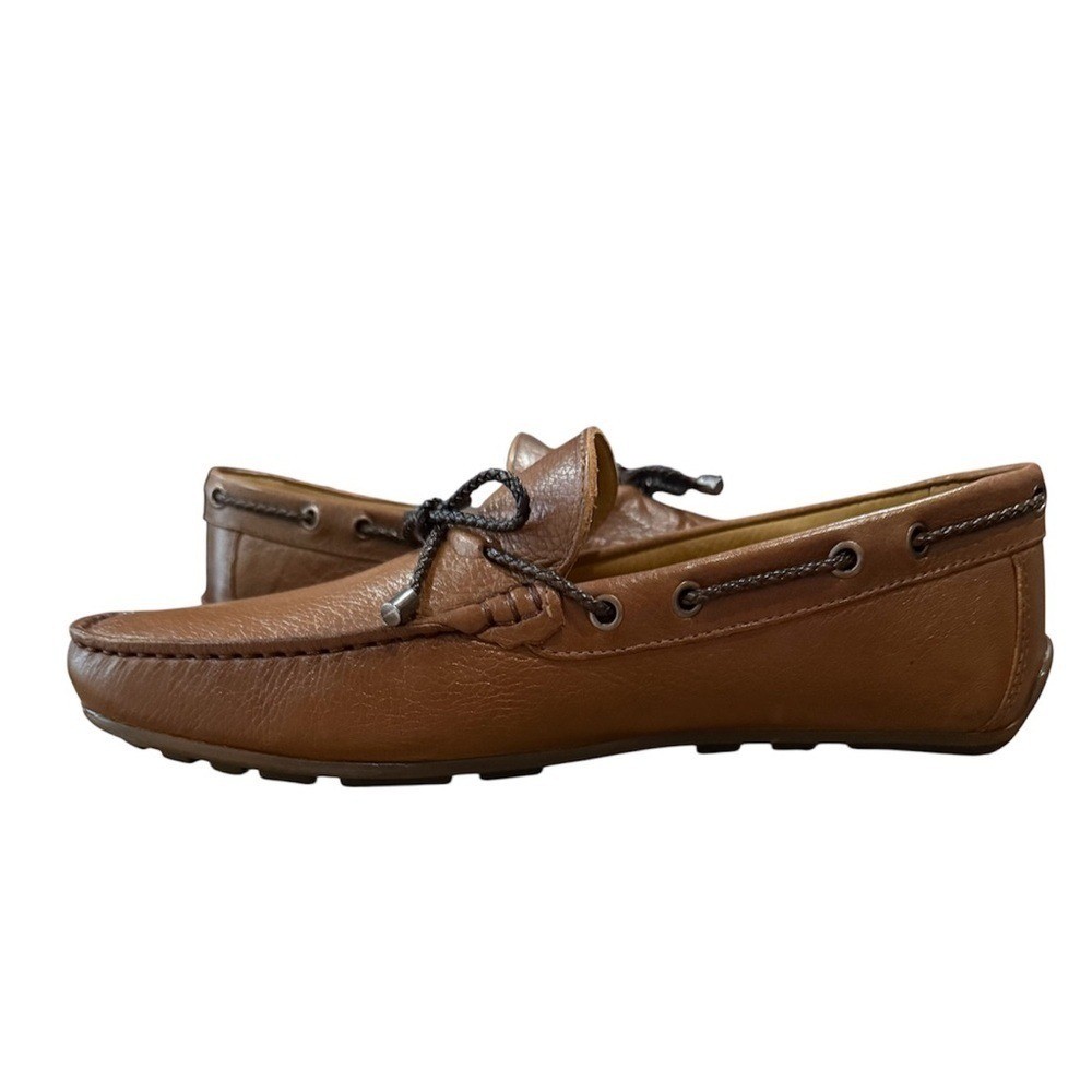 Marc Joseph New York Leather Driving Loafers Moccasins Brown Men Sz 10 Brazil