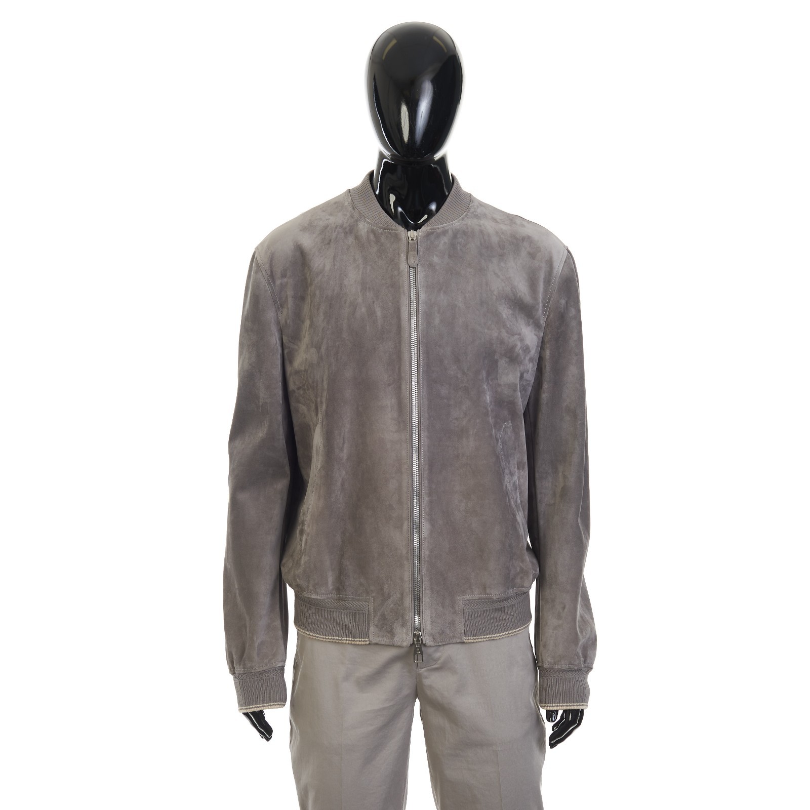 BRETT JOHNSON 4200$ Suede Bomber Jacket