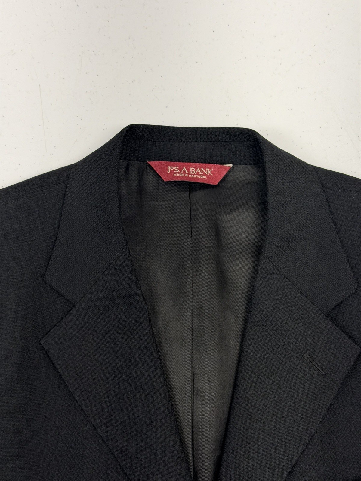 Jos. A. Bank Men’s Black 100% Wool Blazer 40S $495 Three Button