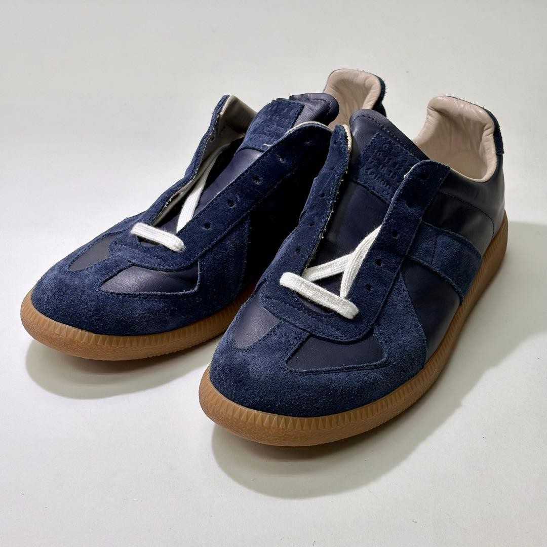 Men 7.0US Maison Margiela 40 25Cm German Sneakers Navy
