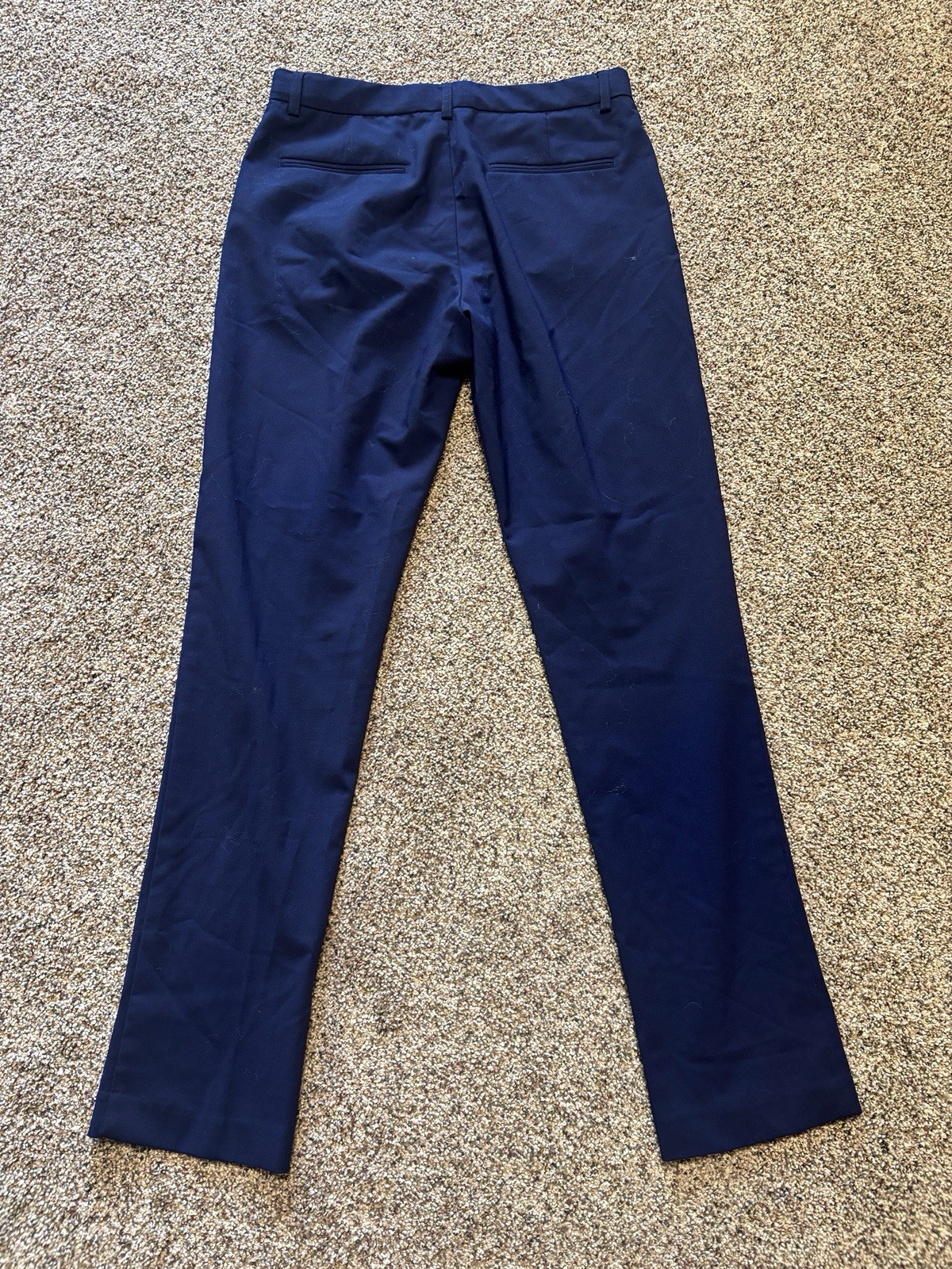 ZARA Kids Boys Navy Tailored Fit Dress Pants 13-14 cm 163 Extra Fine Wool