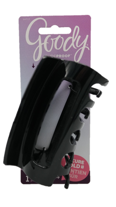 Goody Slideproof Large Basic Claw Hair Clip 1 Count – You Choose Color