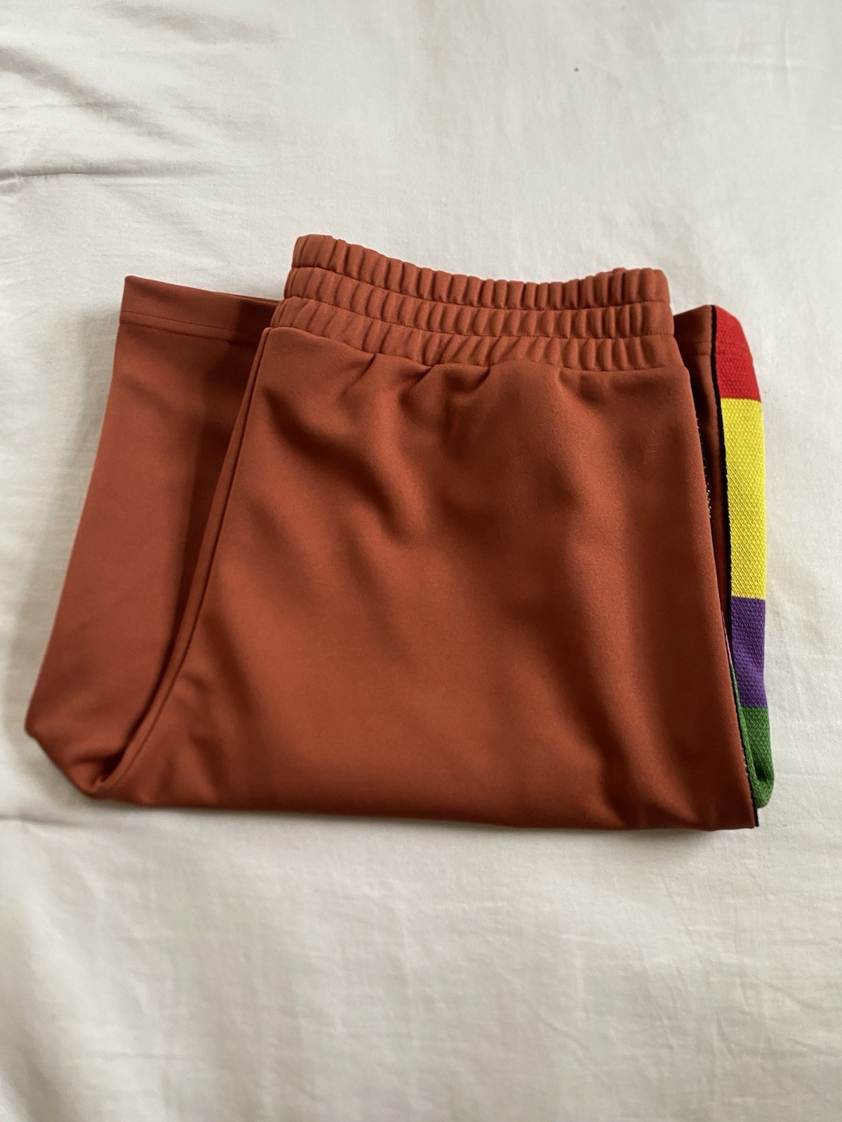 Palm angels White Shorts With Multi Color Side Panels
